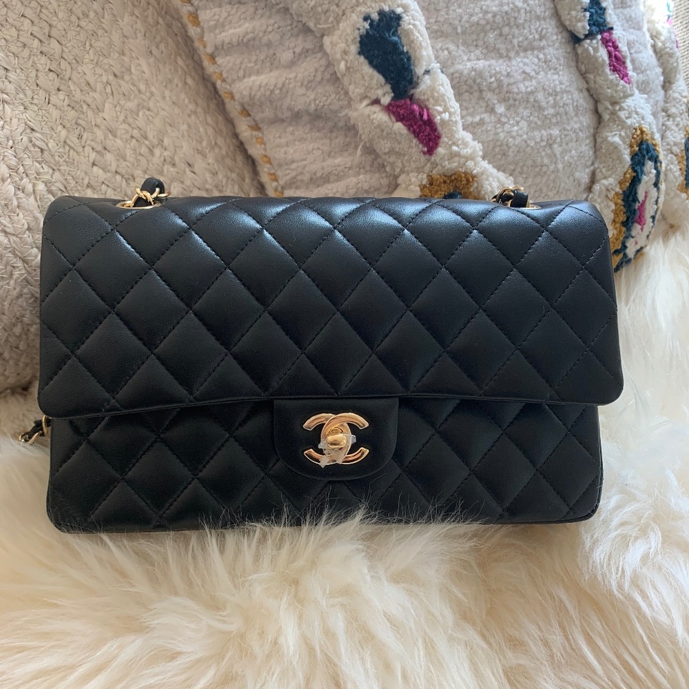Chanel Medium Double Flap Lambskin